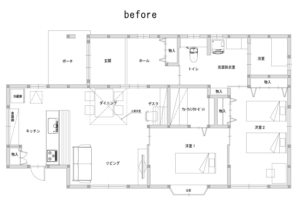 下関市の建設会社　株式会社にしかわの施工実績　K様邸9